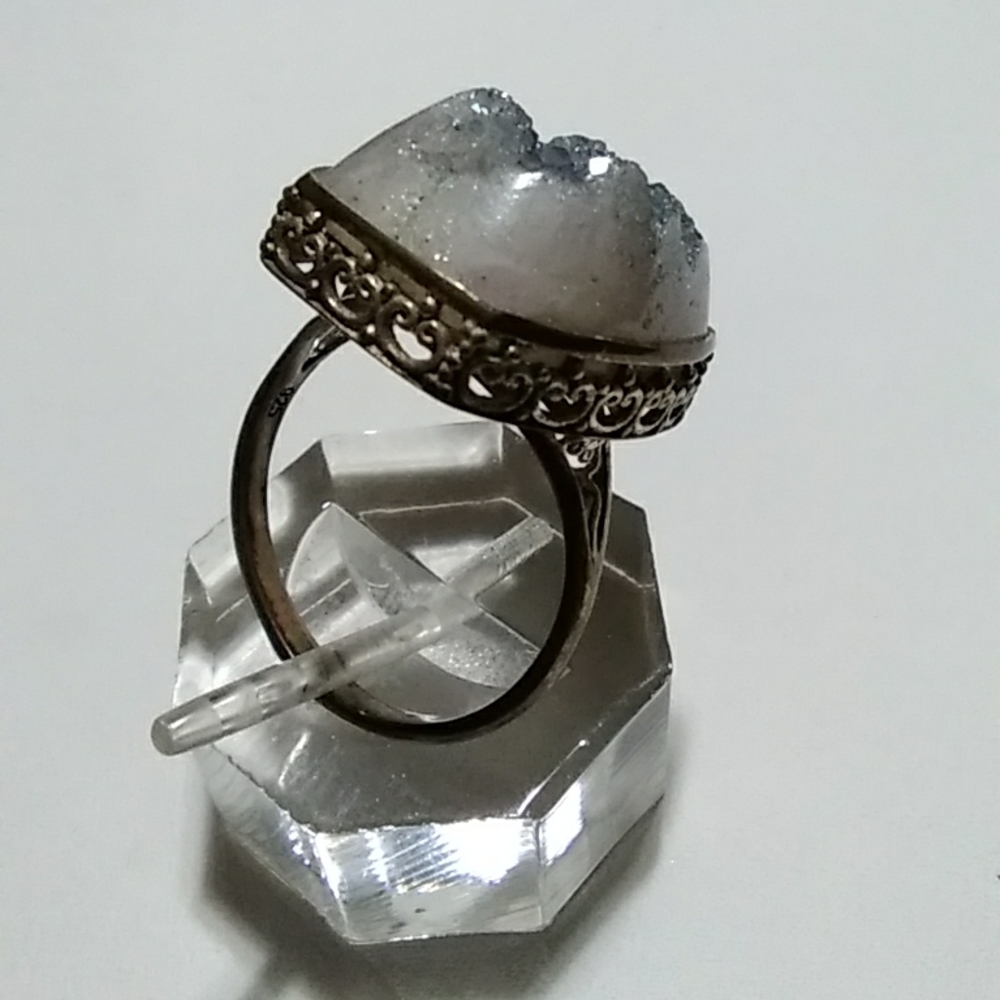 Druzy Agate Ring - image 7
